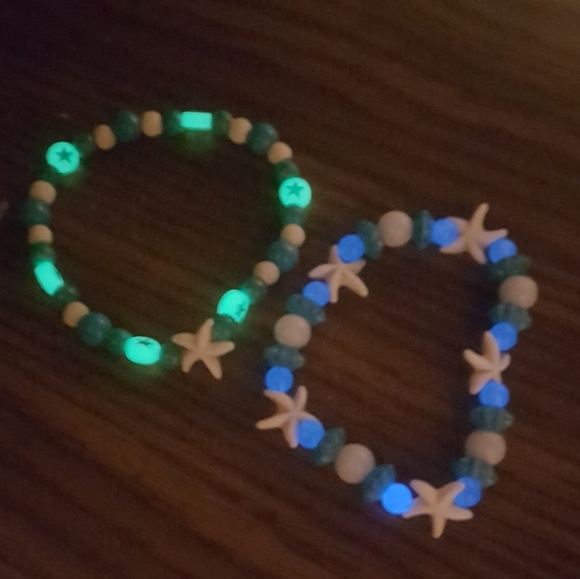 🌊🌟 Luminous Sea Star Bracelet Set - Picture 6 of 7